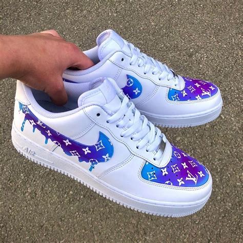 louis vuitton air forces blue|Louis Vuitton air force 1s.